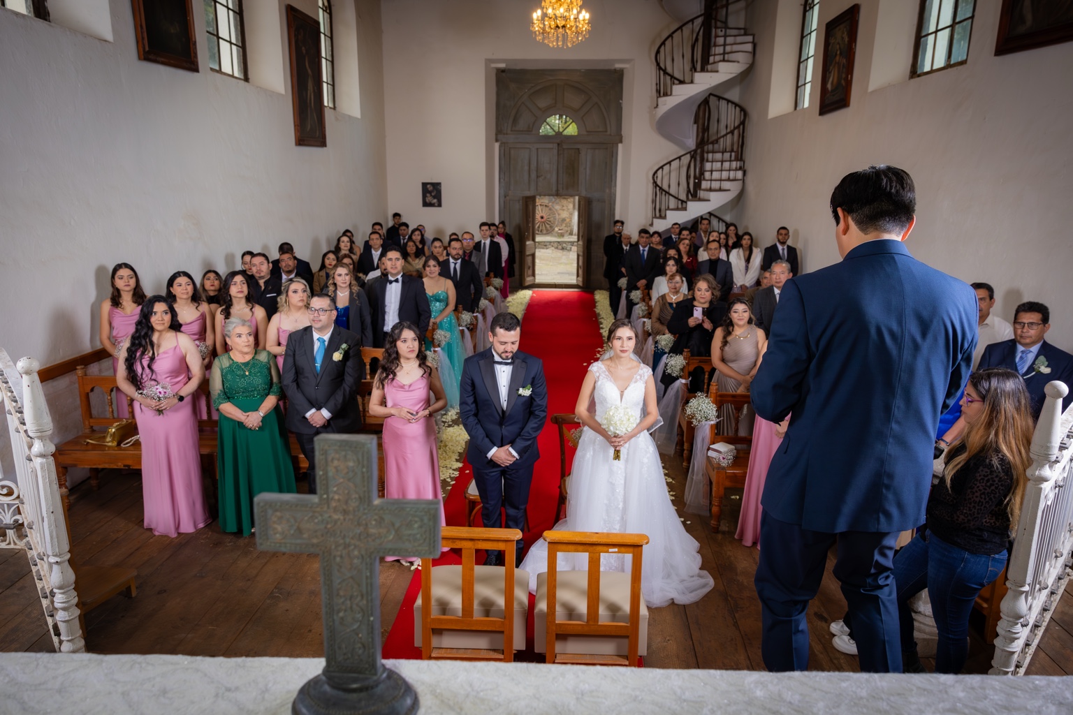 Fotógrafo de boda en Hidalgo capturando ceremonia